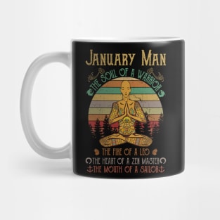 Yoga January Man Mug